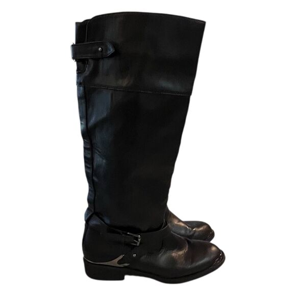 REPORT Black Womens NEVES Riding Boots Size 8.5M - Picture 3 of 11